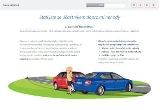 On-line training of drivers